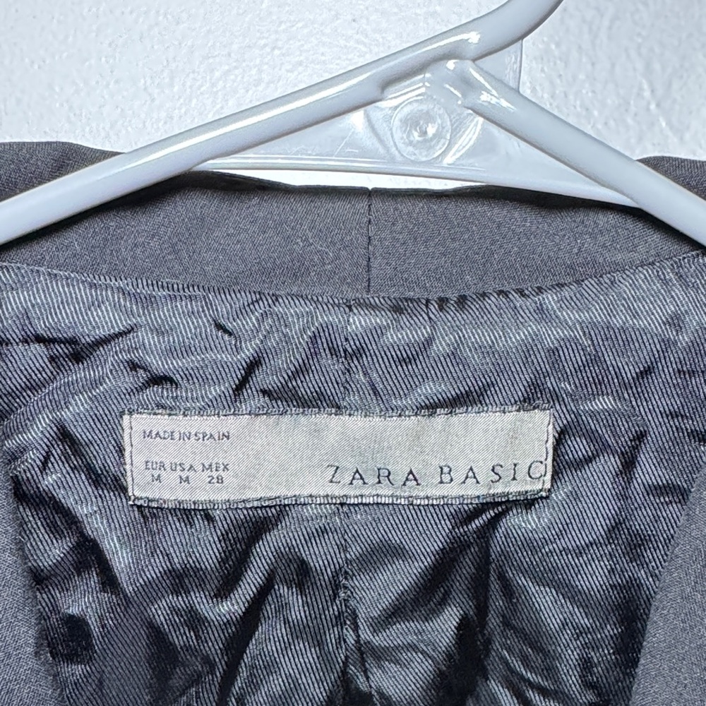Zara Basic brown blazer size M - image 2